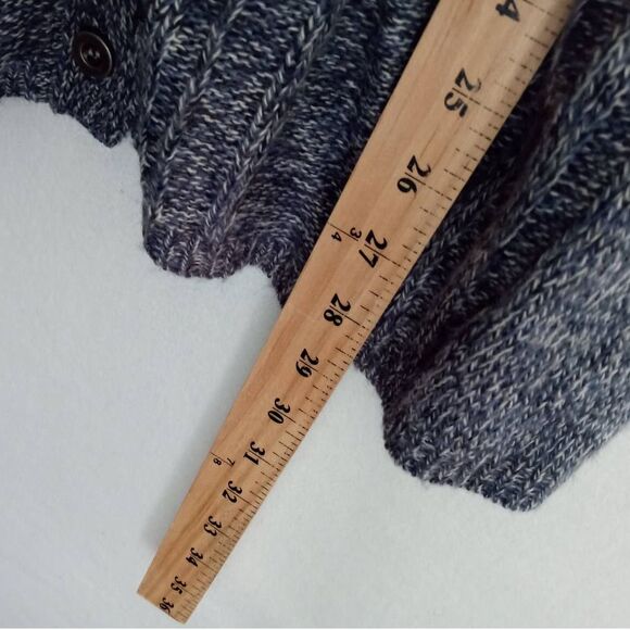 Karen Scott Turbo Cardigan Sweater Women's Large Blue Buttons Soft - Picture 7 of 11